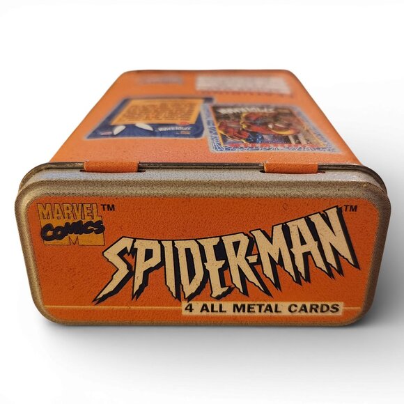 1996 Marvel Comics SPIDER-MAN - 4 Metal Cards Tin - Picture 3 of 9